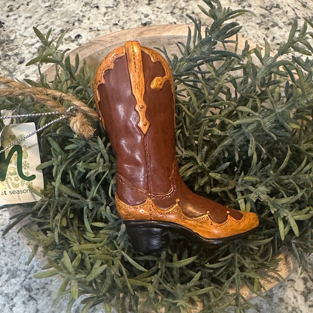 Cowboy Boot Ornament- NWT